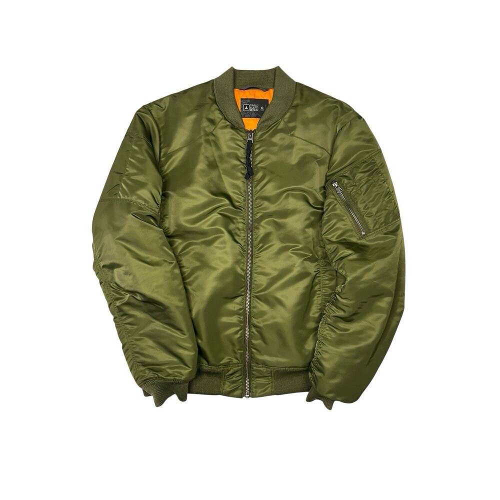 Triple Aught Design MA-1 Flight Jacket Bomber Men’s L Green/Orange TAD Gear